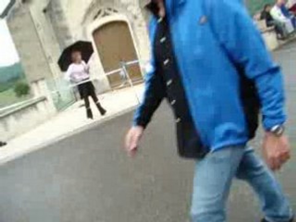 Arrive de ramasse course cycliste minimes