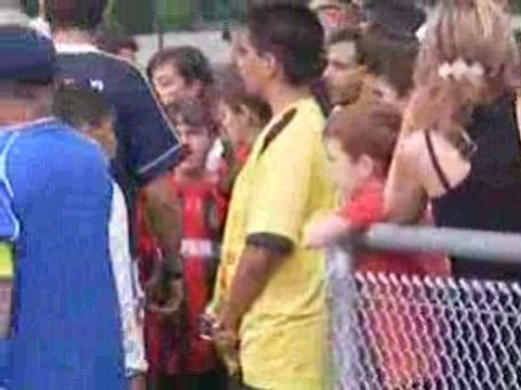 Entré du dernier match des espagnoles , samedi