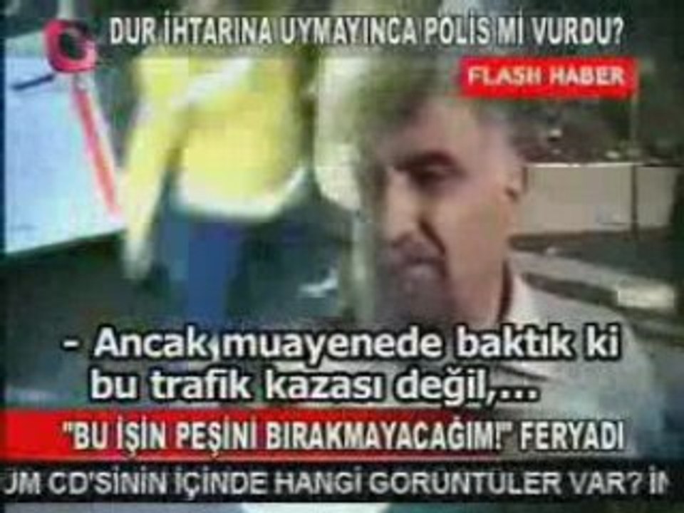 FLASH TV. DUR İHTARINA UYMAYINCA POLİS Mİ VURDU...