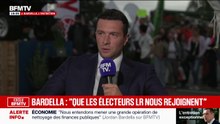 "L'été a été apocalyptique et nous souhaitons à la rentrée un hommage aux sapeurs pompiers", déclare Jordan Bardella, président du RN
