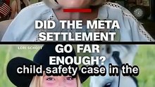 Meta Reaches US Settlement Over Child Safety, Faces Global Fallout #shorts