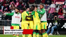 Nantes rejoint in extremis par Guingamp après avoir cru empocher son premier succès - Foot - Ligue 2