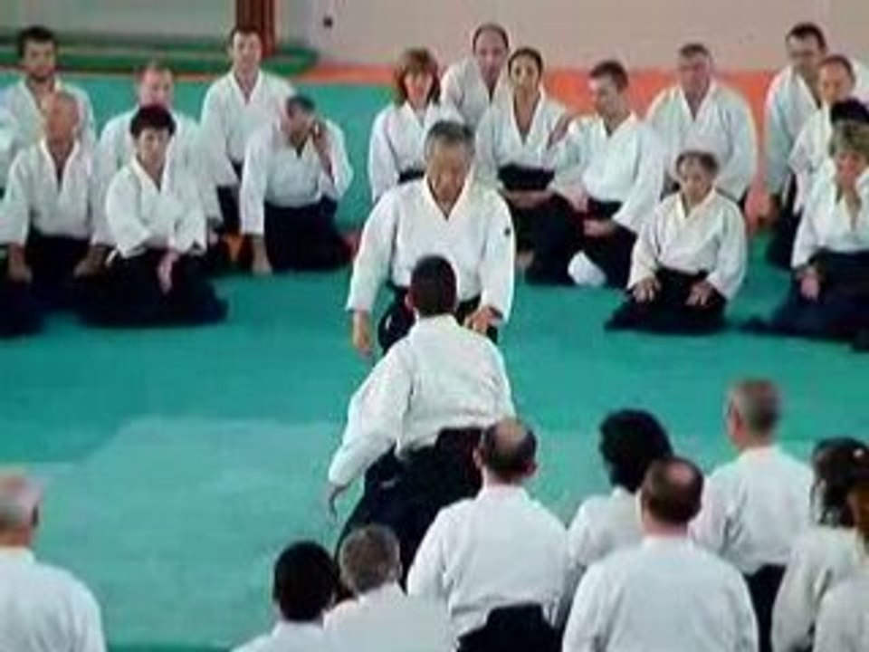 Tamura Senseï -  Lesneven 2008 . Riotedori koshinage