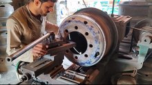 How To Repair Truck Wheel Rim Broked in Local Workshop.
