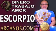 ♏ ESCORPIO: Dinero, Trabajo y Amor, del 30 de agosto al 5 de septiembre de 2026 (Stuart de ARCANOS.COM)
