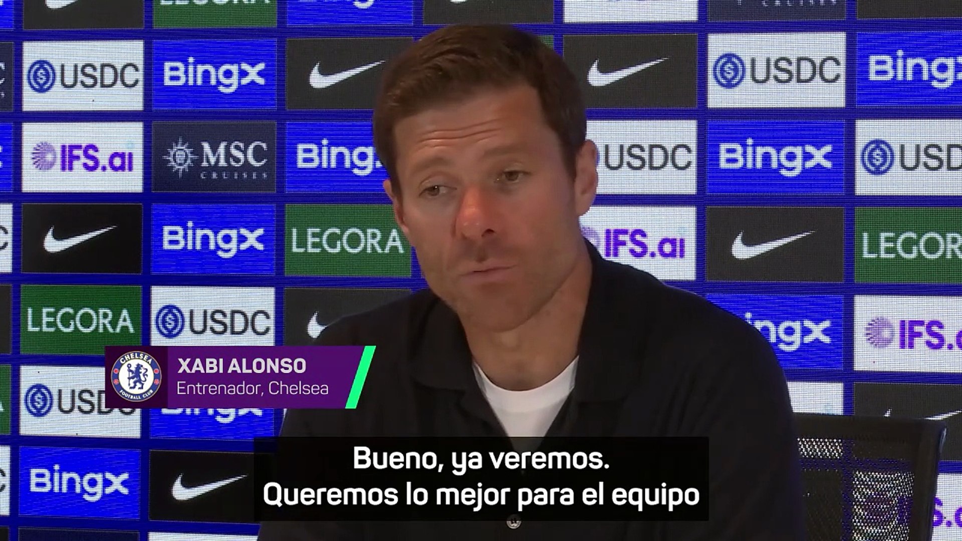 Xabi Alonso, sobre la salida de Enzo Fernández: "Nos estamos preparando para todos los escenarios"