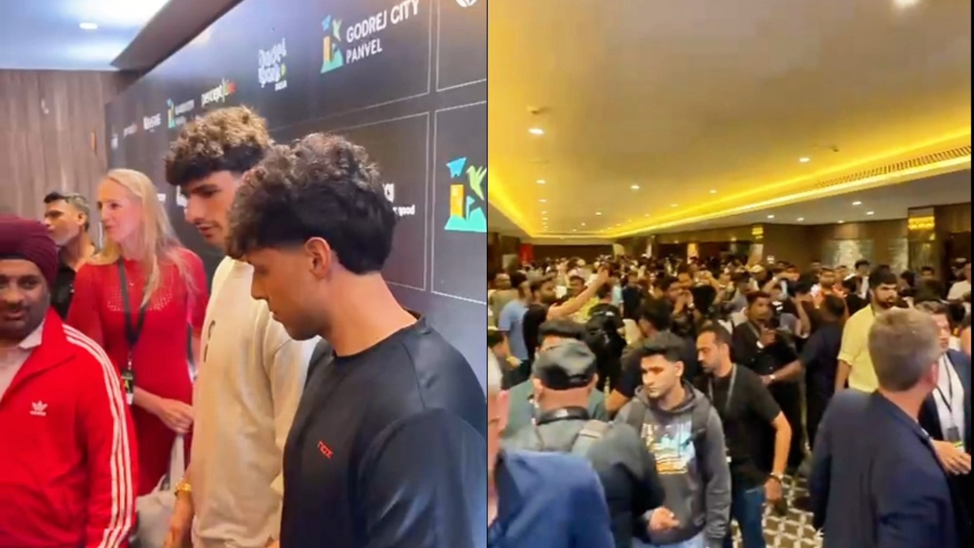 Tapia y Coello, como auténticas estrellas del rock: India enloquece con los reyes del pádel