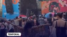 Chuva forte interrompe show no Parque Municipal na Virada Cultural
