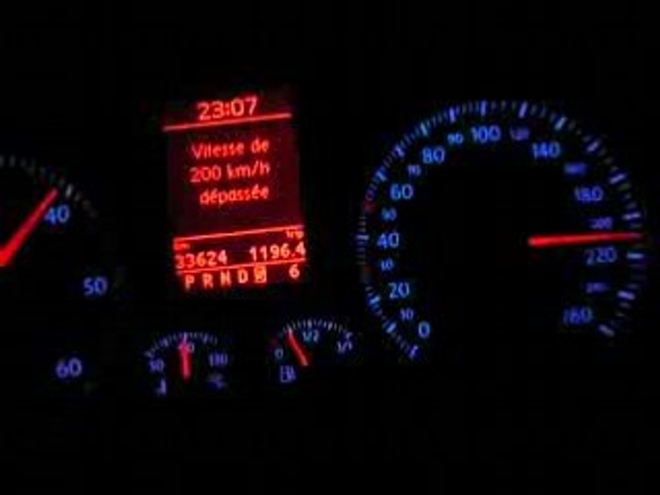 Golf GT TDI 170cv DSG - 0 à 200 J-1 avant reprogramation