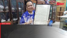 Salinan Pemasyhuran Kemerdekaan 1957 khazanah berharga disimpan Cikgu Jamal