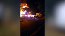 AGORA: Incêndio em residência mobiliza Corpo de Bombeiros no Santo Onofre