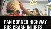 23 injured in tour bus crash at roundabout near Kanowit