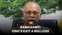 Ong’s exit a major loss for DAP, says Ramasamy