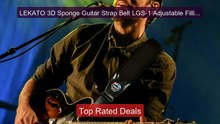 LEKATO 3D Sponge Guitar Strap Belt LGS-1 Adjustable Filling Electri... -- Top Rated 2026 | Buy Now!
