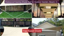 Waterproof Awning Shade Sail for Outdoor Garden, Beach, Camping, Pa... -- Top Rated 2026 | Buy Now!