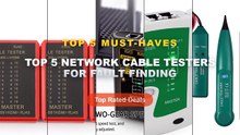 Cheap & Best Top 5 Network Cable Testers For Fault Finding Unboxing & Review - MS6812 Cable Tracker Tester Professional ...