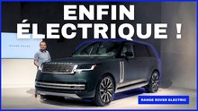 Cela ne se voit pas, mais il s’agit bien du Range Rover Electric
