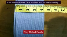 A roll Wetsuit Repair Tape Hot Melt Iron on Seam Sealing Water... -- Best Buy 2026 | Great Quality!