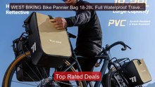 WEST BIKING Bike Pannier Bag 18-28L Full Waterproof Travel Bicycle... -- Best Deal 2026 | Shop Now!