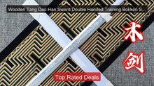 Wooden Tang Dao Han Sword Double Handed Training Bokken She... -- Top Pick 2026 | Unbeatable Price!