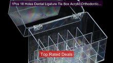 1Pcs 18 Holes Dental Ligature Tie Box Acrylic Orthodontic Liga... -- Best Buy 2026 | Great Quality!