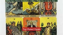 Metal Box Gilded Borderless Edition Rider Tarot Cards Deck Wit... -- Best Buy 2026 | Great Quality!