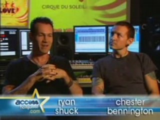 Chester Bennington & Ryan Shuck at Le Cirque du Soleil