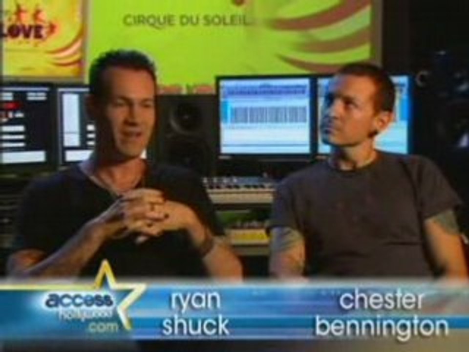 Chester Bennington & Ryan Shuck at Le Cirque du Soleil
