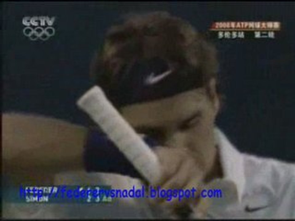 Federer vs Simoun - Toronto Masters 2008