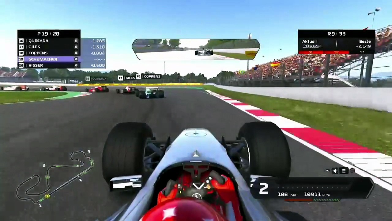 Lets Play F1 2020 Großer Preis von Spanien 1998