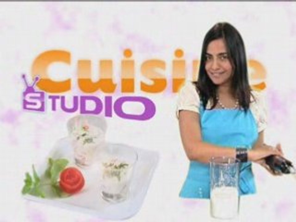 Recette : entrée Raïta de concombre par Cuisine Studio