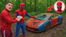 On a retrouvé la Lamborghini Spider-Man après un crash incroyable ! Mais où est Spider-Man ?