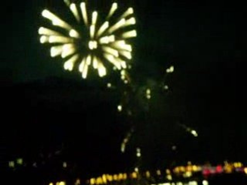 Petit feu d'artifice...