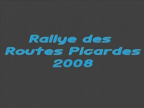 Rallye des Routes Picardes 2008