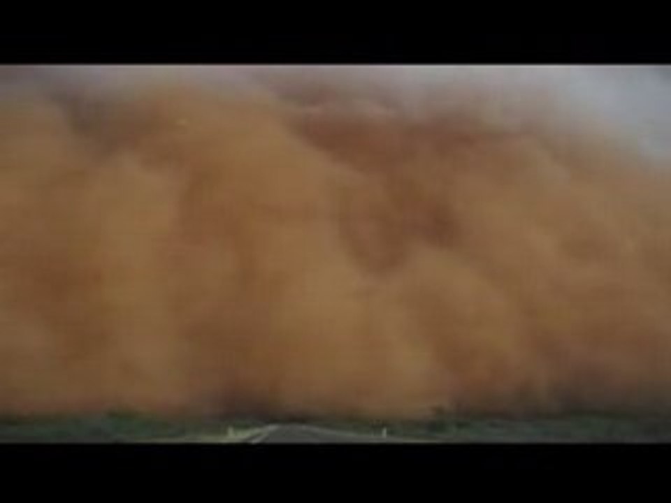 Tempete de sable en australie
