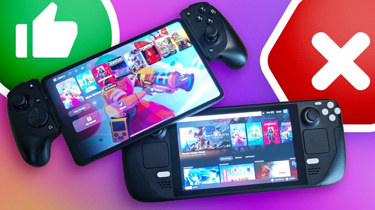 Steam deck vs. android-tablet: 5 spiele, 2 geräte und 1 ergebnis, das so nicht auf meiner bingo-karte stand