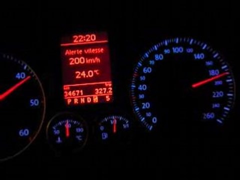 Golf GT TDI 170cv DSG 0-200 après reprog MRC