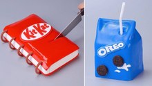 Oddly Satisfying Dessert Hacks: Kit-Kat and Oreo Cake ASMR