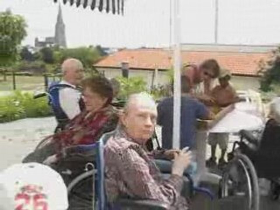 Après midi à la maison de retraite