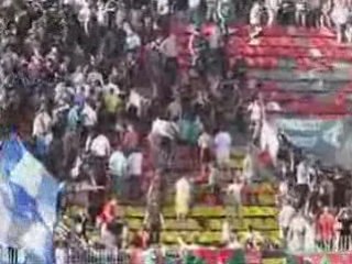 Zenit - Lokomotiv, troubles at loko fan sector