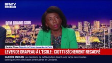 Levée de drapeau à l'école: "Ce qui intéresse véritablement les Français, ce sont les conditions d'éducation et d'enseignement", affirme Danièle Obono, députée La France insoumise