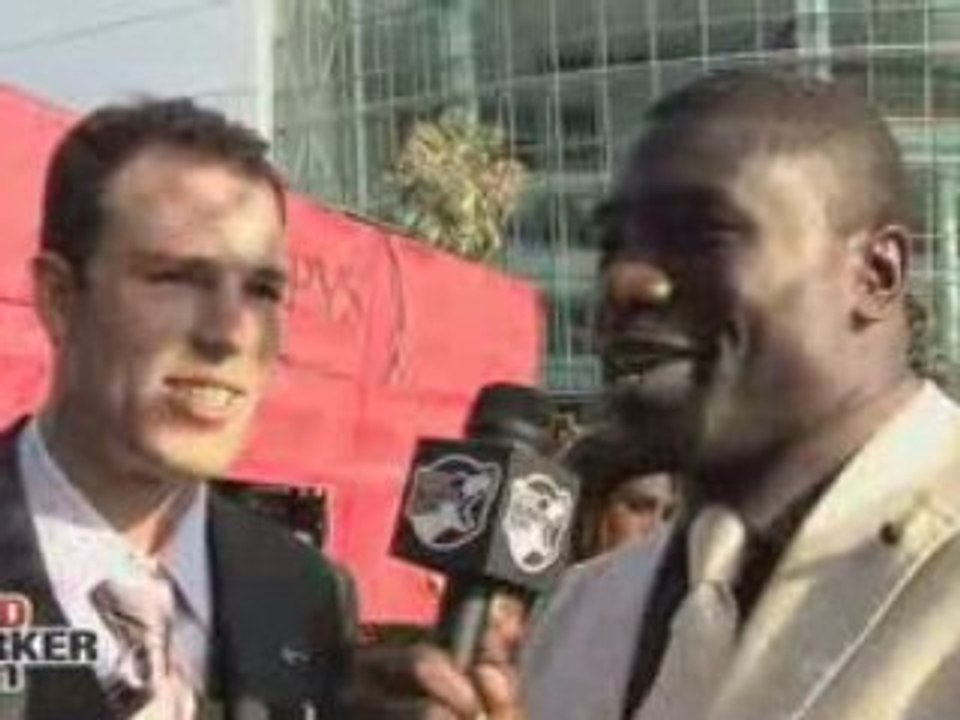 At the ESPYS with Robbie Gould and Ovie Mughelli