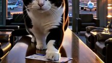 乗り継ぎの空港で猫に揉まれる5分間を、小声で実況してみた【ねこラウンジ】#shorts