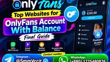 Buy! OnlyFans Account With Balance: A Complete Guide for Buyers