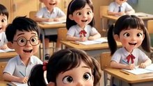 Na quay cóp trong giờ kiểm tra bị cô giáo bắt được