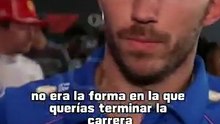 La bronca de Gasly por el choque de Colapinto