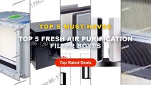 Cheap & Best Top 5 Fresh Air Purification Filter Boxes Unboxing & Review - Fresh Air Pre Filter Box Staged Purification ...