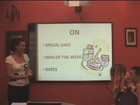 English Grammar Prepositions Time