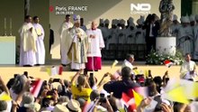Ο Πάπας Λέων ΙΔ΄ συγκεντρώνει 800.000 πιστούς στο Παρίσι πριν από συγκινητικό προσκύνημα στη Λούρδη