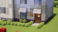 Minecraft British Village: First Houses, Village Green & Shop